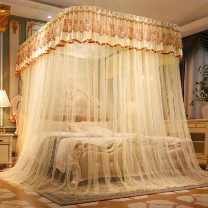 91家纺网 家纺一手货源 找家纺 （总）薇梦 2021新款导轨蚊帐