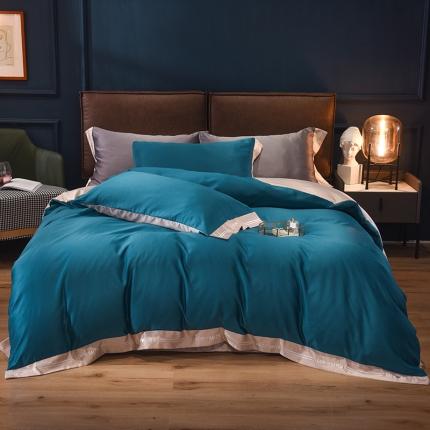 91家纺网 家纺一手货源 找家纺 狂想家 2025新款水洗真丝刺绣四件套唯爱 高级白