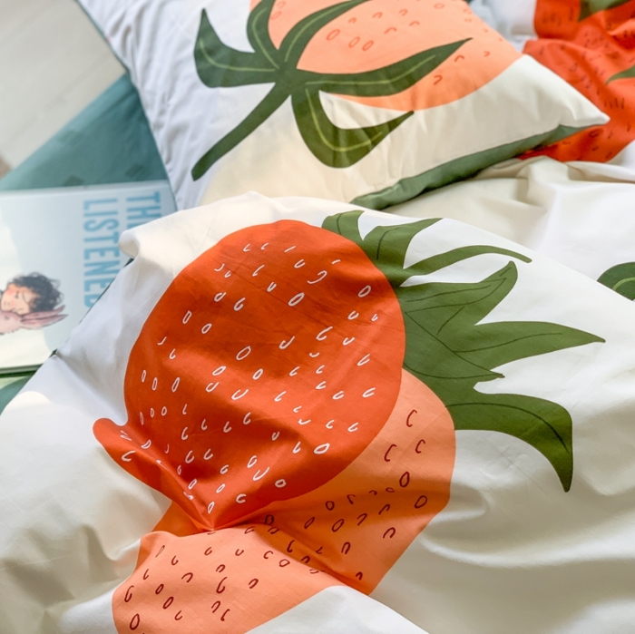 91家纺网 家纺一手货源 找家纺 （总）时年家纺 2021新款13372全棉小可爱四件套