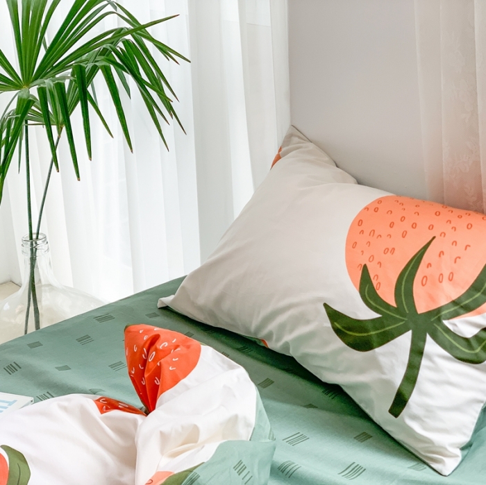 91家纺网 家纺一手货源 找家纺 （总）时年家纺 2021新款13372全棉小可爱四件套