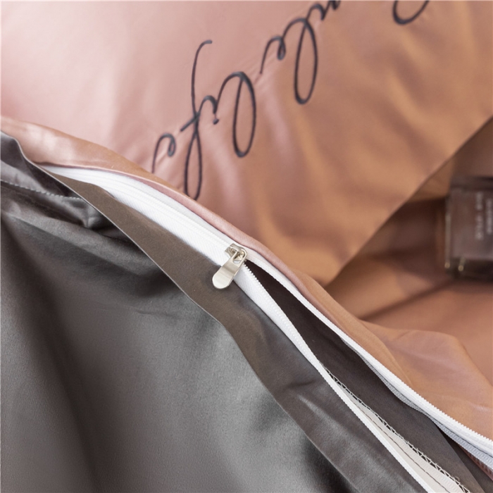 91家纺网 家纺一手货源 找家纺 古吉梦 2024新款水洗棉双拼刺绣单被套 双拼-紫豆沙