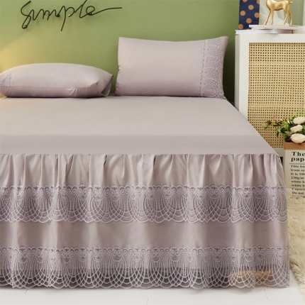 91家纺网 家纺一手货源 找家纺 （总）乐朵  2021新品 21-1沐影 蕾丝床裙