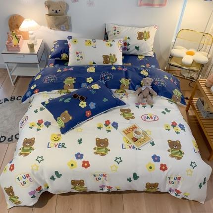 91家纺网 家纺一手货源 找家纺 （总）澳萝拉 2021新款印花全棉四件套