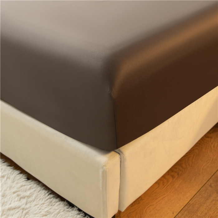 91家纺网 家纺一手货源 找家纺 古吉梦 2024新款水洗棉-S双拼单品床单床笠枕套 高级灰