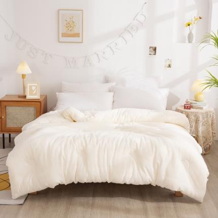 91家纺网 家纺一手货源 找家纺 （总）心悦家纺 2021新款A类全棉亲肤绉大豆被