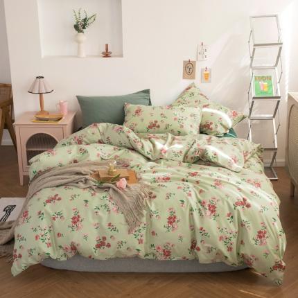 怡家居 2021新款全棉田园四件套 春婵