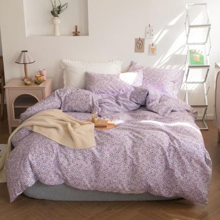 怡家居 2021新款全棉田园四件套 满天星