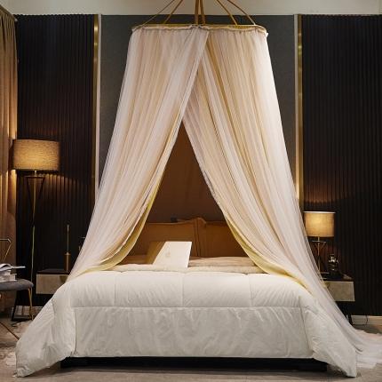 91家纺网 家纺一手货源 找家纺 （总）夏彩 88517遮光多功能双层圆顶