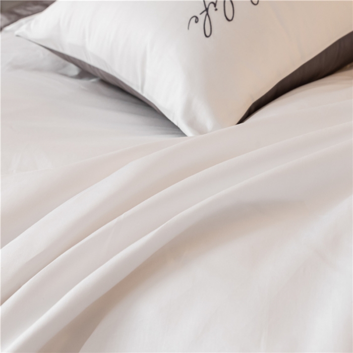 91家纺网 家纺一手货源 找家纺 古吉梦 2024新款水洗棉-S双拼单品枕套 本白