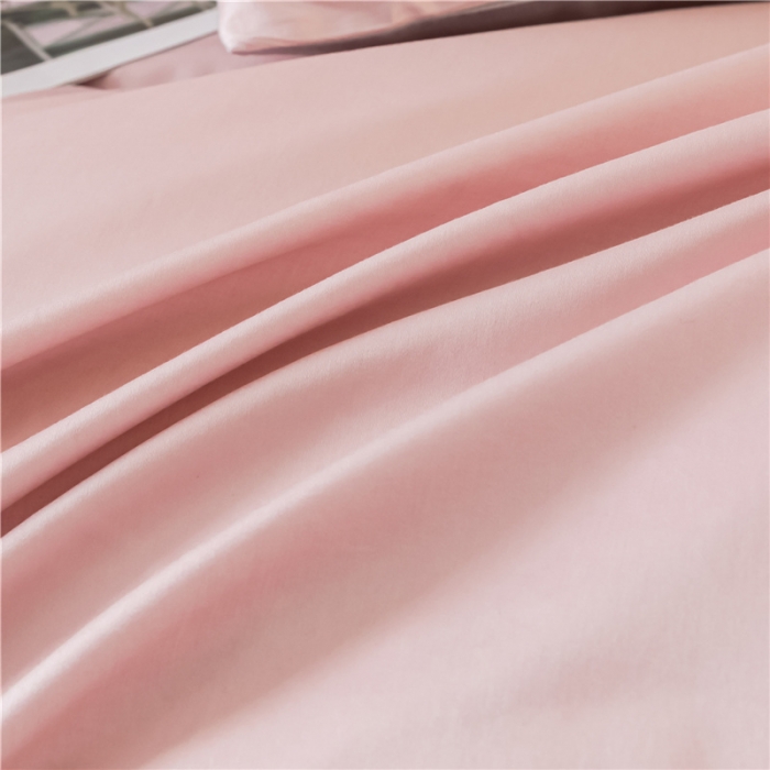 91家纺网 家纺一手货源 找家纺 古吉梦 2024新款水洗棉-S双拼单品枕套 粉灰