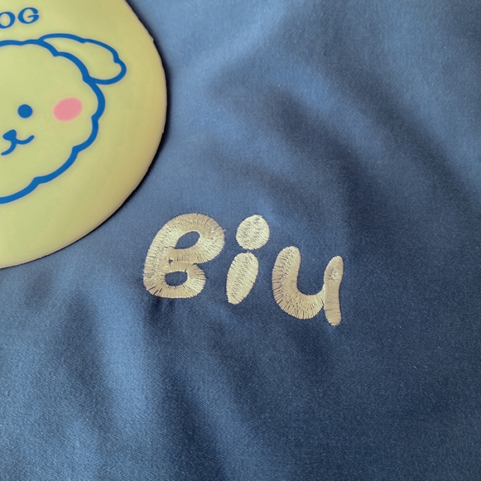 91家纺网 家纺一手货源 找家纺 蓝巢2021新款全棉水洗棉刺绣四件套公主风系列BiuBiu熊