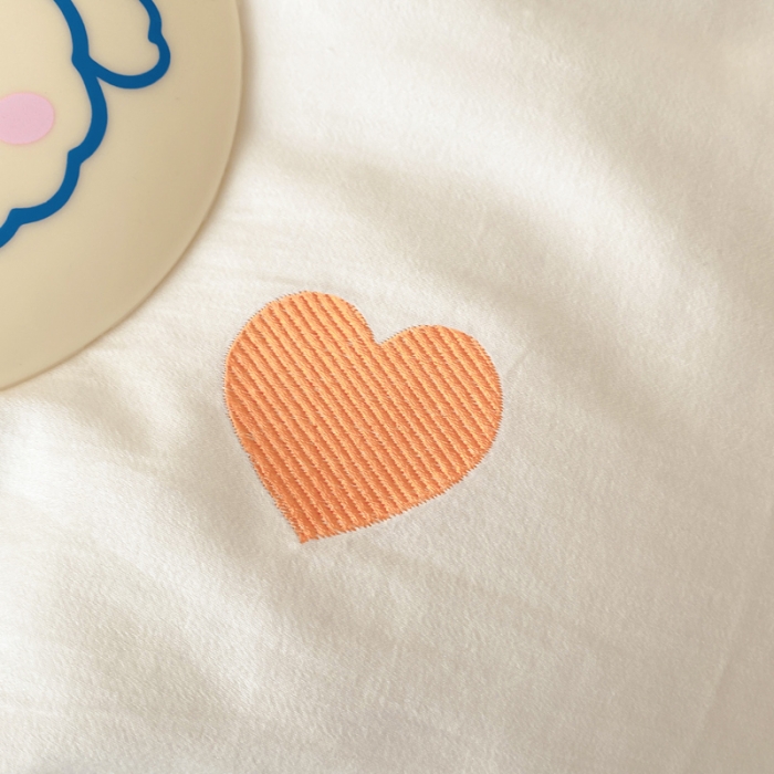 91家纺网 家纺一手货源 找家纺 蓝巢2021新款全棉水洗棉刺绣四件套公主风系列漫天心