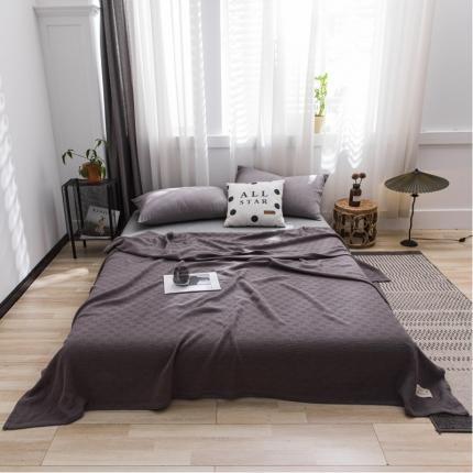 91家纺网 家纺一手货源 找家纺 （总）朴尔2021新款加厚纯色线毯纱布毛巾被