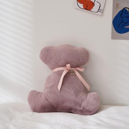 希诺 2021新款可可熊抱枕 可可熊-紫