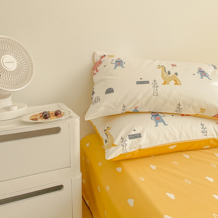 91家纺网 家纺一手货源 找家纺 莱福仕家纺 2021新款纯棉A类卡通夏被-大床 守卫城堡