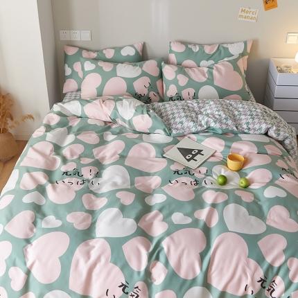 91家纺网 家纺一手货源 找家纺 （总）仟网汇 2021新款春夏全棉四件套