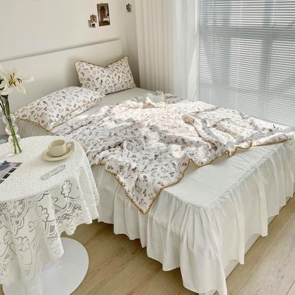 91家纺网 家纺一手货源 找家纺 （总）洋铭区 2021新款双层纱夏被