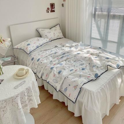 洋铭区 2021新款双层纱夏被 小海洋