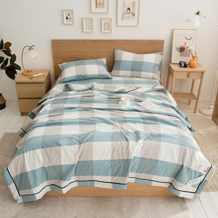 91家纺网 家纺一手货源 找家纺 （总）全季 2021新款无印款全棉印花色织棉花夏被