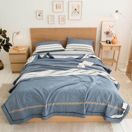 91家纺网 家纺一手货源 找家纺 （总）全季 2021新款无印款全棉印花色织棉花夏被