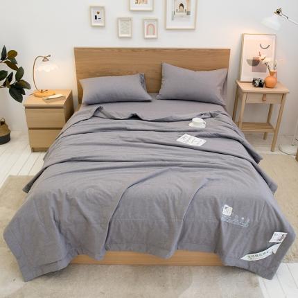 91家纺网 家纺一手货源 找家纺 （总）全季 2021新款无印款全棉纯色色织棉花夏被