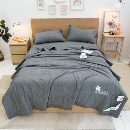 91家纺网 家纺一手货源 找家纺 （总）全季 2021新款无印款全棉纯色色织棉花夏被