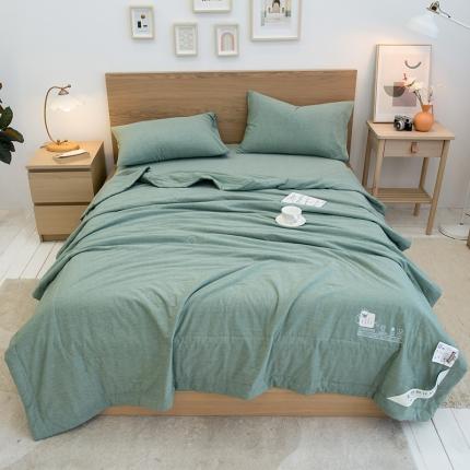 91家纺网 家纺一手货源 找家纺 （总）全季 2021新款无印款全棉纯色色织棉花夏被