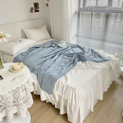91家纺网 家纺一手货源 找家纺 洋铭区 2021新款甜蜜水洗棉夏被 蜜兰