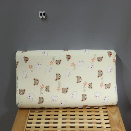 91家纺网 家纺一手货源 找家纺 2021年新款泰国天然儿童乳胶枕 学生乳胶枕头含枕套