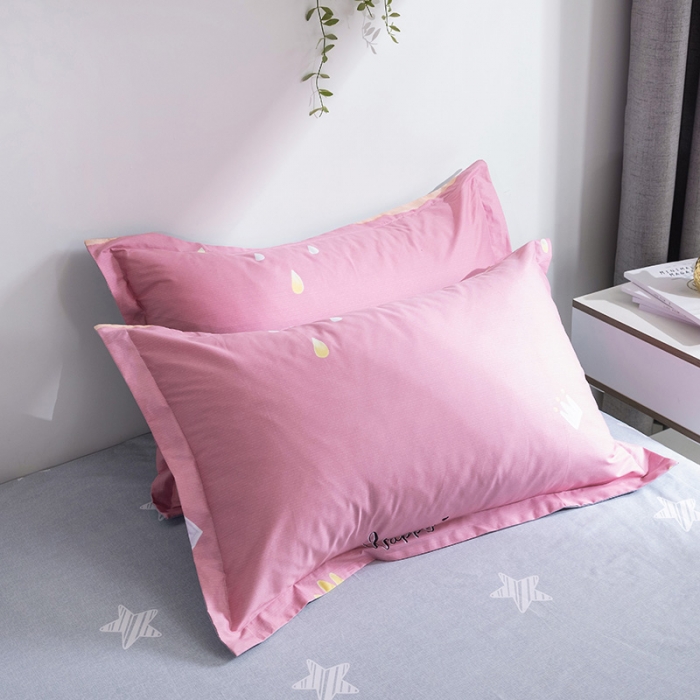 91家纺网 家纺一手货源 找家纺 星期三 2021新款卡通系列全棉13372四件套（加老板微信有会员价） 依云-粉