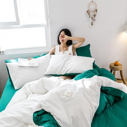 91家纺网 家纺一手货源 找家纺 （总）雅居纺 2022新款全棉水洗棉四件套