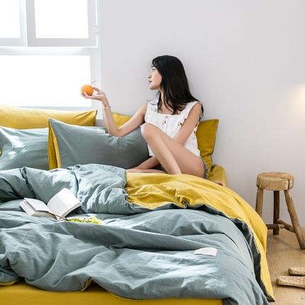 91家纺网 家纺一手货源 找家纺 （总）雅居纺 2022新款全棉水洗棉四件套