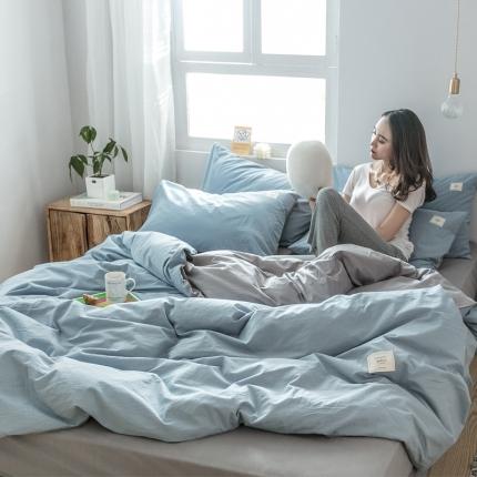 91家纺网 家纺一手货源 找家纺 （总）雅居纺 2022新款全棉水洗棉四件套