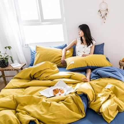 91家纺网 家纺一手货源 找家纺 （总）雅居纺 2022新款全棉水洗棉四件套