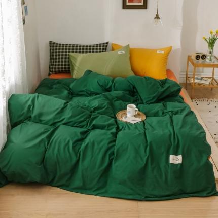 91家纺网 家纺一手货源 找家纺 （总）雅居纺 2022新款全棉混搭水洗棉四件套