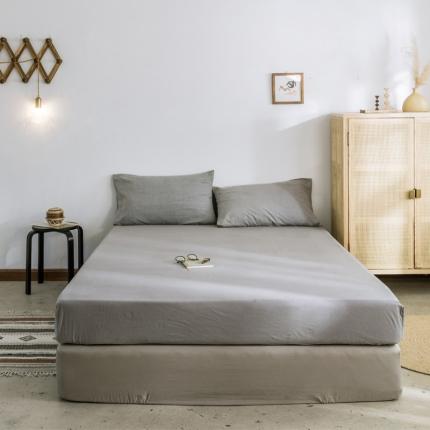 91家纺网 家纺一手货源 找家纺 （总）雅居纺 2022新款全棉水洗棉单床笠