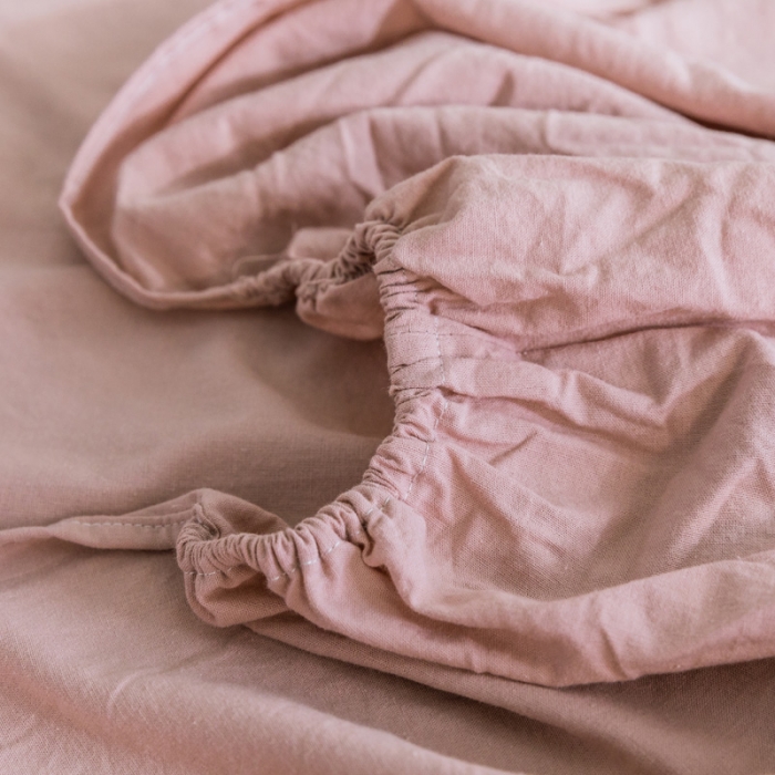 91家纺网 家纺一手货源 找家纺 雅居纺 2022新款全棉水洗棉单床笠 绅士红