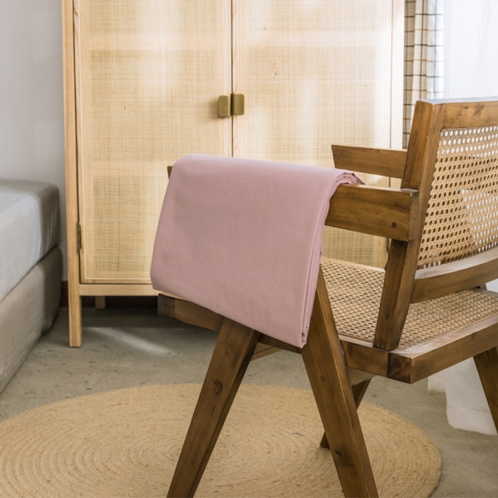 91家纺网 家纺一手货源 找家纺 雅居纺 2022新款全棉水洗棉单床笠 绅士红