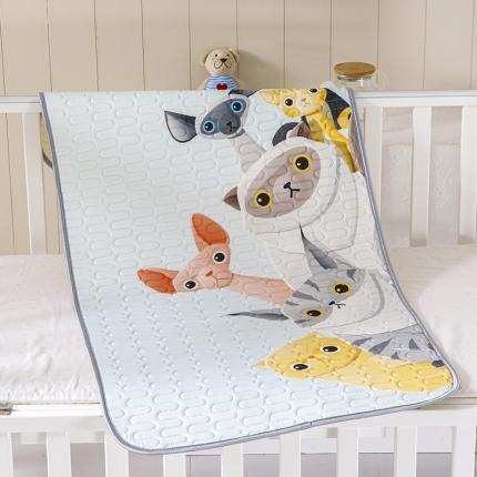 91家纺网 家纺一手货源 找家纺 （总）小芽家居 2024新款儿童乳胶凉席卡通