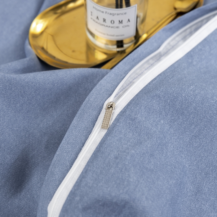 91家纺网 家纺一手货源 找家纺 U品汇 60s贡缎长绒棉刺绣全棉肌理纹绣花四件套 麦穗-普兰