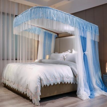 91家纺网 家纺一手货源 找家纺 （总）飞轮海蚊帐 新款轨道款坐床式蚊帐D88