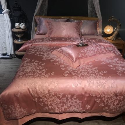 91家纺网 家纺一手货源 找家纺 （总）玖玖爱 2021新款天丝棉提花镂空四件套