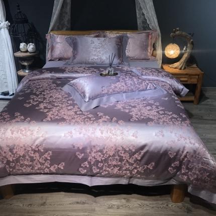 91家纺网 家纺一手货源 找家纺 （总）玖玖爱 2021新款天丝棉提花镂空四件套