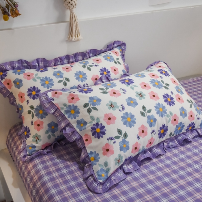 91家纺网 家纺一手货源 找家纺 仟网汇 2021新款全棉夏被四件套 春暖花开