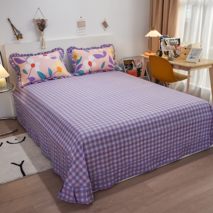 91家纺网 家纺一手货源 找家纺 仟网汇 2021新款全棉夏被四件套 花漾