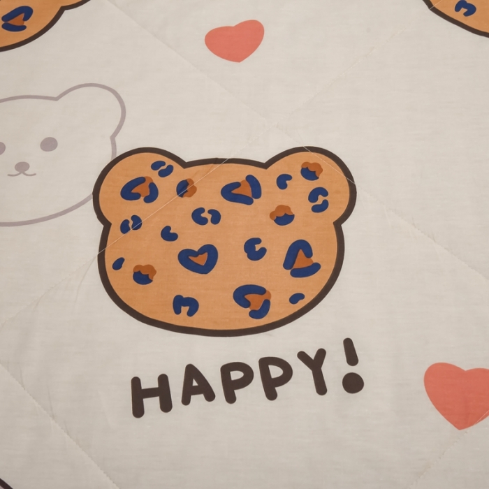 91家纺网 家纺一手货源 找家纺 仟网汇 2021新款全棉夏被四件套 金钱豹