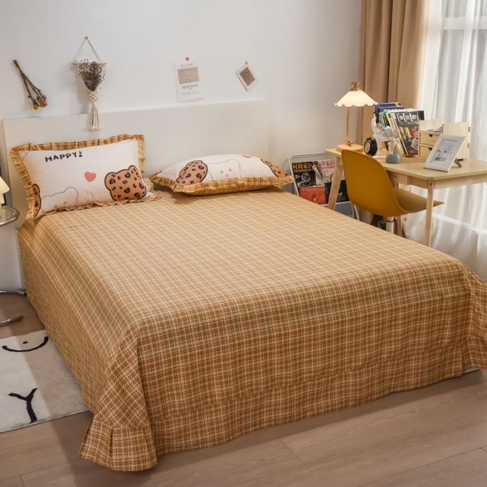 91家纺网 家纺一手货源 找家纺 仟网汇 2021新款全棉夏被四件套 金钱豹