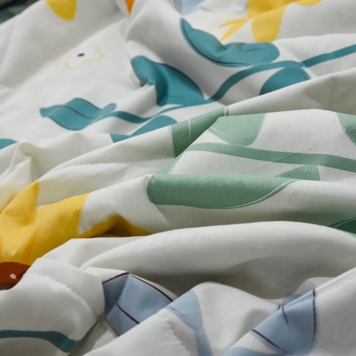 91家纺网 家纺一手货源 找家纺 仟网汇 2021新款全棉夏被四件套 凌落花