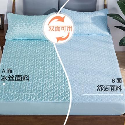 91家纺网 家纺一手货源 找家纺 （总）豪选家纺 2025新款双用凉席夹棉床笠