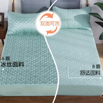 91家纺网 家纺一手货源 找家纺 （总）豪选家纺 2025新款双用凉席夹棉床笠